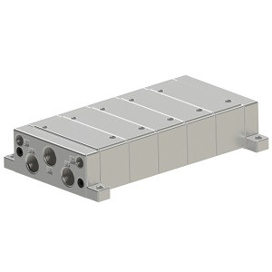 SMC VV5FS3-31-051-03 VFS3000 Series 5 Port Solenoid Valve 5 Port Pilot Operated Solenoid Valve Manifold Specifications Stacking Type