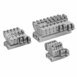 SMC VV5QZ22-16C-00T VQZ1000·2000·3000 Series 5 Port Solenoid Valve Body Ported Plug Lead Unit Manifold Connector Kit