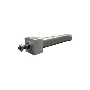 SMC - CDM2RA20-50 - CDM2RA20-50 Round Body Non-Repairable Air Cylinder - 20 mm Bore x 50 mm Stroke, Double-Acting, Direct Mount, Single Rod, M8x1.25 Rod Size, 1/8 Female BSPT