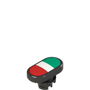 Pizzato E2 1PDRL10423 Double Lower Flush Pushbutton - Unmarked Pizzato E2 1PDRL10423 Double Lower Flush Pushbutton - Unmarked