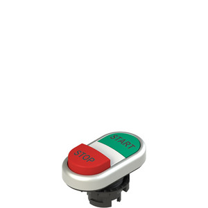 Pizzato E2 1PDSL9AAAP Double Lower Projecting Pushbutton with Marking