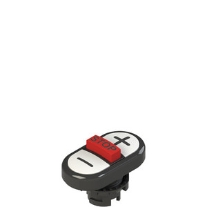 Pizzato E2 1PTRS1AABC Triple Lower Flush Pushbutton with Marking - Ideal for Industrial Control Systems