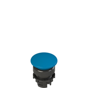 Pizzato E2 1PU2F6410 Spring-Return Blue Mushroom Pushbutton for Industrial Applications