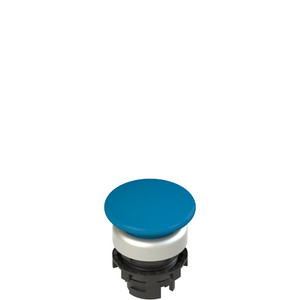 Pizzato E2 1PU2F6490 Spring-Return Blue Mushroom Pushbutton for Industrial Applications