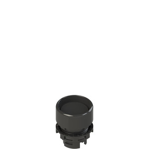 Pizzato E2 1PU2P1210 Spring-Return Black Booted Pushbutton for Industrial Applications