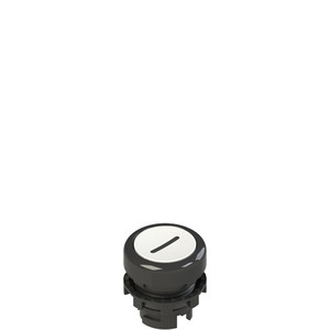 Pizzato E2 1PU2R221L2 Spring-Return White Flush Pushbutton with Marking for Industrial Control Panels