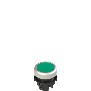 Pizzato E2 1PU2R4290 Spring-Return Green Flush Pushbutton for Industrial Control Systems