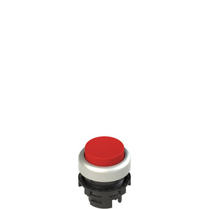 Pizzato E2 1PU2S3290 Spring-Return Red Projecting Pushbutton for Industrial Applications