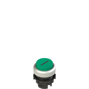 Pizzato E2 1PU2S429L2 Spring-Return Green Projecting Pushbutton with Marking for Industrial Applications