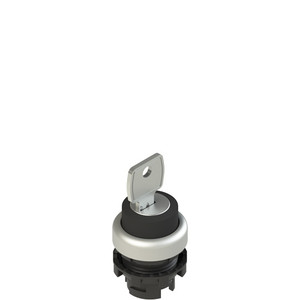 Pizzato E2 1SC2ACA19AA Black Key Selector Switch, 2 Positions, Unmarked Design Pizzato E2 1SC2ACA19AA Black Key Selector Switch, 2 Positions, Unmarked Design