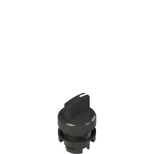 Pizzato E2 1SE13ECE11AB Short Handle Selector - 3 Position Black with Marking for Industrial Use