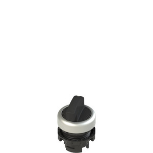 Pizzato E2 1SE22AVA19AB Long Handle Selector Switch - 2 Positions, Black with Marking