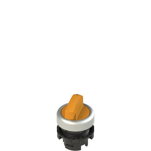 Pizzato E2 1SE22AVA89AB Long Handle Selector Switch - 2 Positions, Orange with Marking for Industrial Use