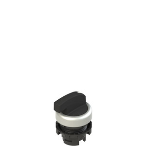 Pizzato E2 1SE23FCE19AB Long Handle Selector - 3 Positions, Black with Marking