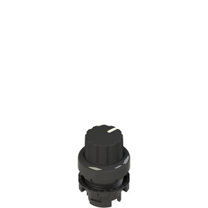 Pizzato E2 1SE43ACE11AB 3-Position Black Knob Selector with Marking for Industrial Applications