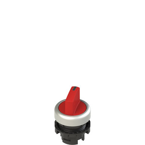 Pizzato E2 1SL12AVD39AB Illuminated Short Handle Selector, 2 Positions Red with Marking - Ideal for Industrial Applications