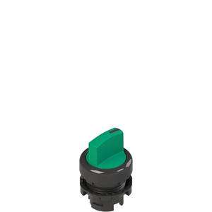 Pizzato E2 1SL13ECH41AB Illuminated Short Handle Selector, 3 Positions, Green Markings