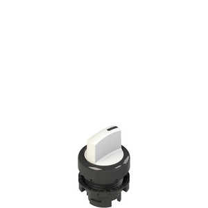 Pizzato E2 1SL13GCH21AB Illuminated Short Handle Selector Switch, 3-Position, White with Markings
