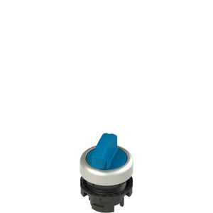 Pizzato E2 1SL22ECD69AB Illuminated Long Handle Selector - 2 Positions, Blue with Marking