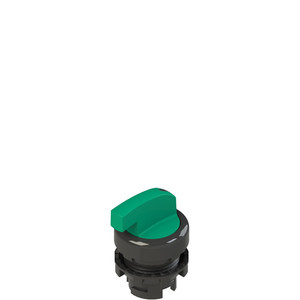 Pizzato E2 1SL23GCH41AB Illuminated Long Handle Selector, 3-Position Green with Marking