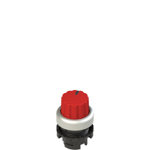 Pizzato E2 1SL42ECD39AB Illuminated Knob Selector - 2 Positions, Red with Marking