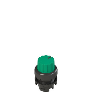 Pizzato E2 1SL43ACH41AB Illuminated Knob Selector - 3 Position Green with Marking for Industrial Applications