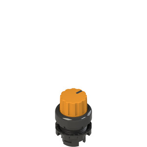 Pizzato E2 1SL43FCH81AB Illuminated Knob Selector - 3 Positions, Orange with Marking for Precision Control