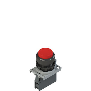 Pizzato E2 AC-DXBC1209 Complete Unit with Pushbutton, Fixing Adapter, and Contact Pizzato E2 AC-DXBC1209 Complete Unit with Pushbutton, Fixing Adapter, and Contact