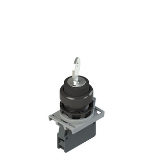 Pizzato E2 AC-DXBC1601 Illuminated Key Selector Unit with Fixing Adapter and Contacts Pizzato E2 AC-DXBC1601 Illuminated Key Selector Unit with Fixing Adapter and Contacts