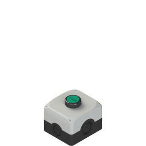 Pizzato ES AC31015 Complete Unit with Enclosure & Flush Pushbutton