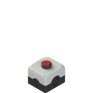 Pizzato ES AC31016 Complete Unit with Enclosure and Flush Pushbutton