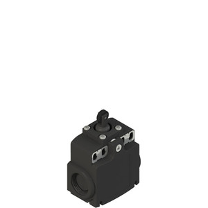 Pizzato FX 18A4 Position Switch with Plunger and One-Way Roller - Durable Limit Switch with External Gasket for Industrial Use