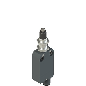 Pizzato NF B110EE-SMK Modular Prewired Switch with Plunger, M12 Threaded Bearing & External Rubber Gasket