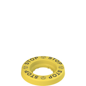 Pizzato VE DL1A5L09 Yellow Blinking Luminous Disc, Ø 60 mm, with Writing