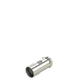 Pizzato VF CBSM12TS07 M23 Straight Metallic Female Connector, 12 Poles, Solder Connection, No Cable