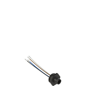 Pizzato VF CNP4PM M12 Plastic Male Wired Connector, 4 Poles, PG 13.5 Threads, 8.5 cm Cable