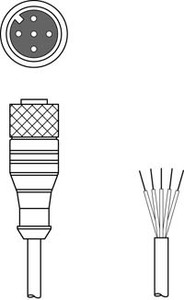 Leuze KB DN/CAN-30000 BA Connection cable Leuze KB DN/CAN-30000 BA Connection cable