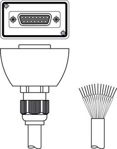 Leuze KB-ROD4-CP-10000 Connection cable Leuze KB-ROD4-CP-10000 Connection cable