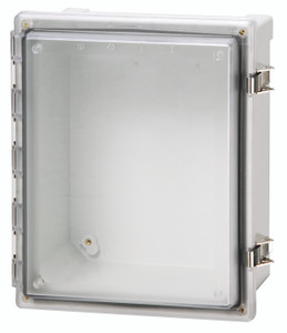 Fibox AR1086CHSSLT Hinged Clear Cover with S.S. Lockable Latch