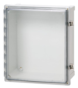 Fibox AR16148CHSSLT Hinged Clear Cover with S.S. Lockable Latch