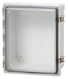 Fibox AR865CHTSST Hinged Clear Cover with S.S. Lockable Twist Latch