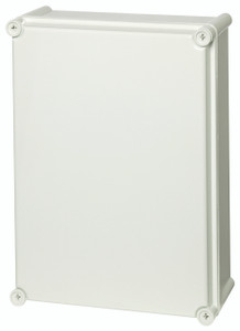 Fibox UL PC 3828 13 G-2FSH UL PC Enclosure - Gray Hinged Cover
