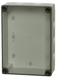 Fibox UL PCM 150/125 T UL PC Enclosure with  K/O (metric) - Transparent Cover
