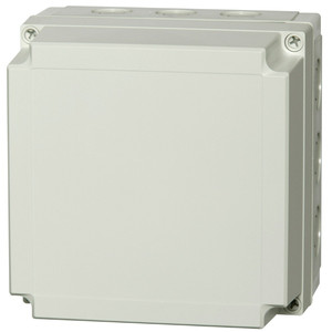 Fibox UL PCM 175/150 XG UL PC Enclosure with K/O (metric) - Gray Cover Fibox UL PCM 175/150 XG UL PC Enclosure with K/O (metric) - Gray Cover