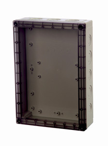 Fibox UL PCM 200/63 T UL PC Enclosure with  K/O (metric) - Transparent Cover