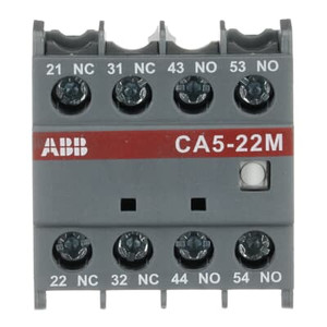 ABB  CA5-22M Auxiliary Contact Block 1SBN010040R1122 Pack of 2