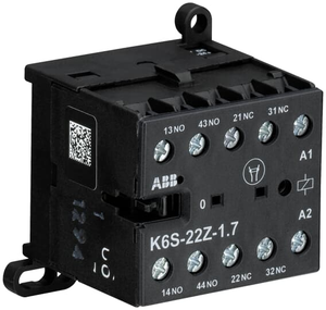 ABB K6S-22Z-1.7 k6s-22z mini cont.relay 24vdc 1.7w
