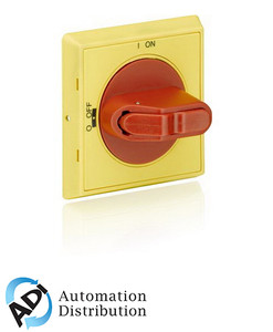 ABB MSHD-LY Selector Handle - Red/Yellow, On-Off, NEMA 1, 3R, 12, 6 - Padlockable for Enhanced Safety with IP64 Protection ABB MSHD-LY Selector Handle - Red/Yellow, On-Off, NEMA 1, 3R, 12, 6 - Padlockable for Enhanced Safety with IP64 Protection