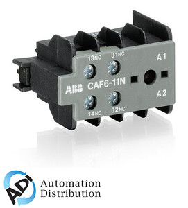 ABB CAF6-11N Auxiliary Contact with Screw Terminals for Enhanced Control Circuit Functionality Pack of 10 ABB CAF6-11N Auxiliary Contact with Screw Terminals for Enhanced Control Circuit Functionality Pack of 10
