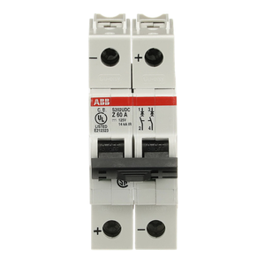 ABB S202UDC-Z60 s200udc mcb 2p z 60a 60 vdc bcpd ABB S202UDC-Z60 s200udc mcb 2p z 60a 60 vdc bcpd